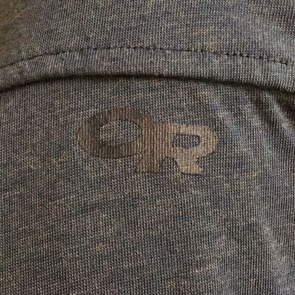 Outdoor Research Blue Quarter Zip Lightweight Performance Dri Release Polo Shirt - Picture 15 of 16